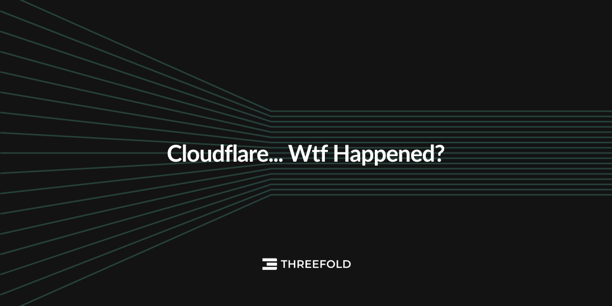 Cloudflare... Wtf Happened? Picture